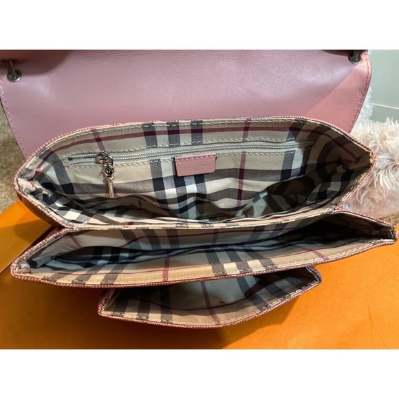 Burberry Flap Pink Shoulder Bag - Picture 8 of 16